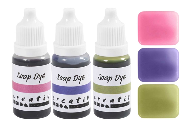 Soap dyes - 3 secondary colors - Colorants et senteurs - 10doigts.fr