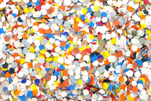 Multicolored Confetti - 300 g - 2 - Balloons, garlands, streamers - 10doigts.com - Ballons, guirlandes, serpentins - 10doigts.fr