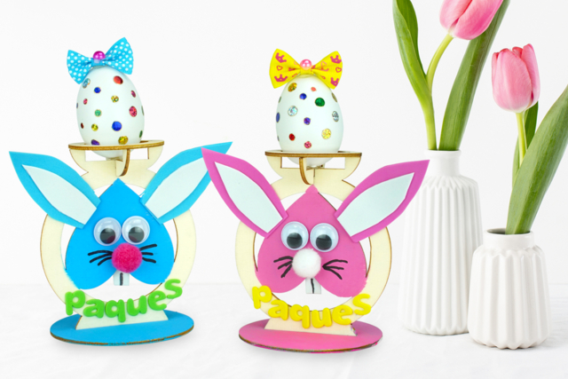 Wooden Candle Holders to Assemble with Inverted Heart - 6 pcs - 3 - Candle Holders and Lanterns - 10doigts.com - Bougeoirs et photophores à décorer - 10doigts.fr