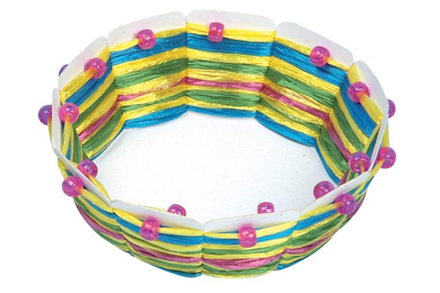Cardboard Base for Basket - 10 Pieces - 5 - Raffia and Straw - 10doigts.com - Raphia et fibres naturelles pour vos créations - 10doigts.fr