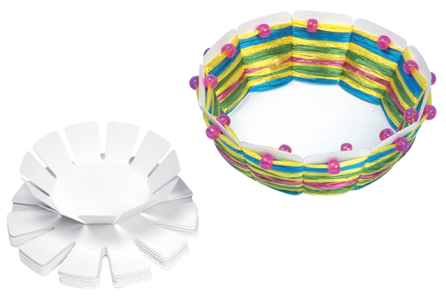 Cardboard Base for Basket - 10 Pieces - 6 - Raffia and Straw - 10doigts.com - Raphia et fibres naturelles pour vos créations - 10doigts.fr