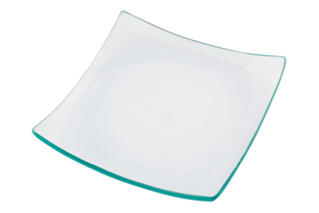 Curved Square Glass Bowls - 12 Pieces - 1 - Glass Supports - 10doigts.com - Supports en Verre - 10doigts.fr