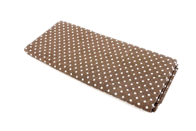 Brown Printed Cotton Fabric - 43 x 53 cm - 1 - Fabric Coupons - 10doigts.com - Coupons de tissus - 10doigts.fr