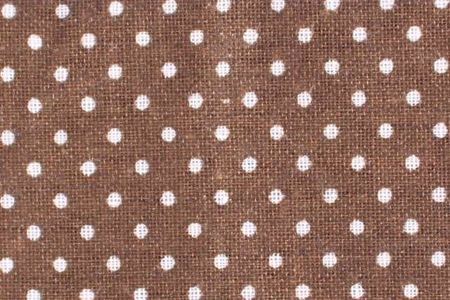 Brown Printed Cotton Fabric - 43 x 53 cm - 2 - Fabric Coupons - 10doigts.com - Coupons de tissus - 10doigts.fr