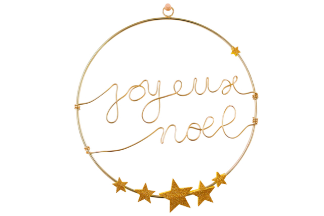 Golden Metal Circle Ø 25 cm - 4 - Macrame Supports - 10doigts.com - Supports pour macramé - 10doigts.fr