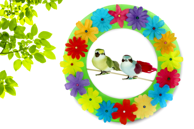 22 cm Styrofoam Wreath - 2 - Decorative Shapes - Styrofoam - 10doigts.com - Formes à décorer - Polystyrène - 10doigts.fr
