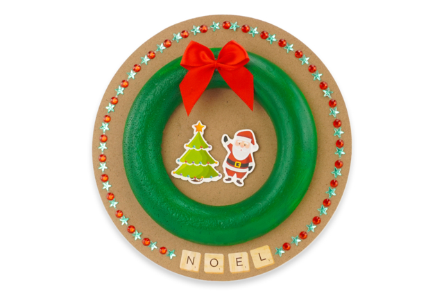 Flat Base Styrofoam Wreath - 2 - Christmas Wreaths - 10doigts.com - Couronnes de Noël - 10doigts.fr