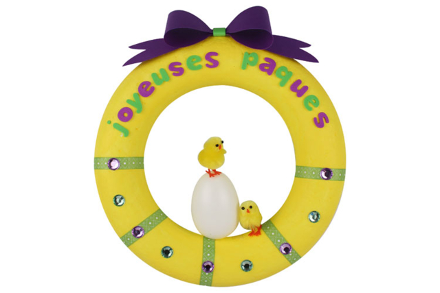 22 cm Styrofoam Wreath - 6 - Decorative Shapes - Styrofoam - 10doigts.com - Formes à décorer - Polystyrène - 10doigts.fr