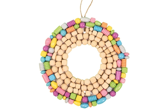 Assorted Shape Natural Wood Beads - 70 Beads - 3 - Wood Beads - 10doigts.com - Perles en bois - 10doigts.fr