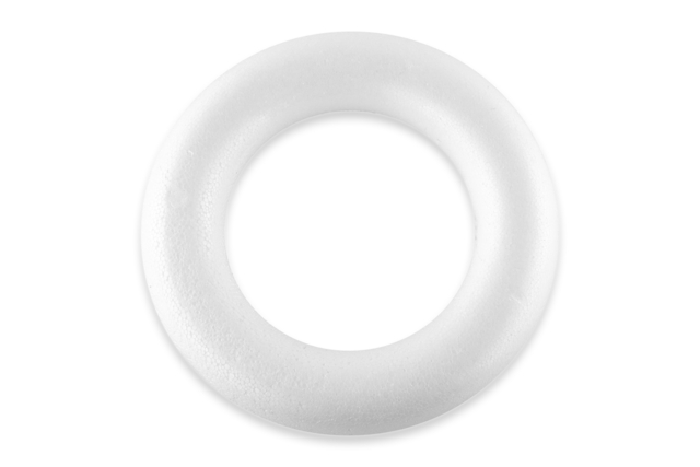 Flat Base Styrofoam Wreath - 1 - Christmas Wreaths - 10doigts.com - Couronnes de Noël - 10doigts.fr