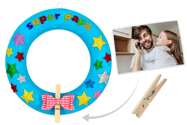 22 cm Styrofoam Wreath - 3 - Decorative Shapes - Styrofoam - 10doigts.com - Formes à décorer - Polystyrène - 10doigts.fr