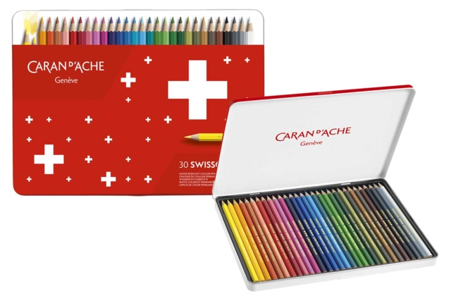 Lápices de colores Swisscolor - 30 colores - Crayons de couleurs Beaux-Arts - 10doigts.fr