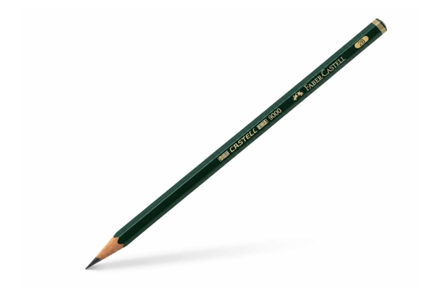 Lápices de grafito Castell 9000 - Crayons graphite et mines pour le dessin - 10doigts.fr