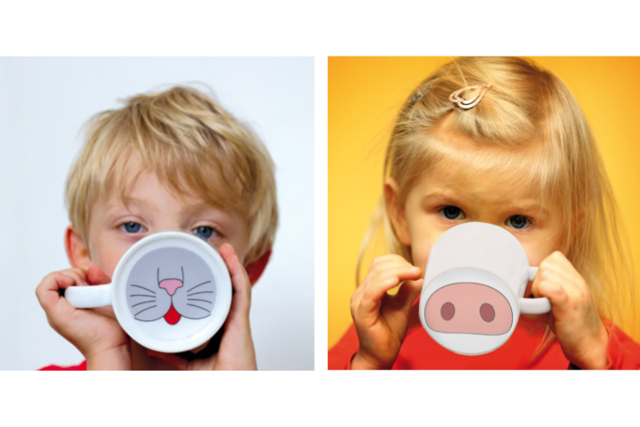 Mugs Kit + Animal Nose Stickers - 12 Pieces - 1 - Decorative Ceramic Supports - 10doigts.com - Supports en céramique à décorer - 10doigts.fr
