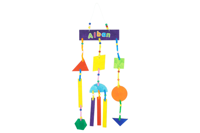 Decorative Mobile Kits - 6 Mobiles - 3 - Wooden Decorative Suspensions - 10doigts.com - Mobile en bois à fabriquer et carillons - 10doigts.fr