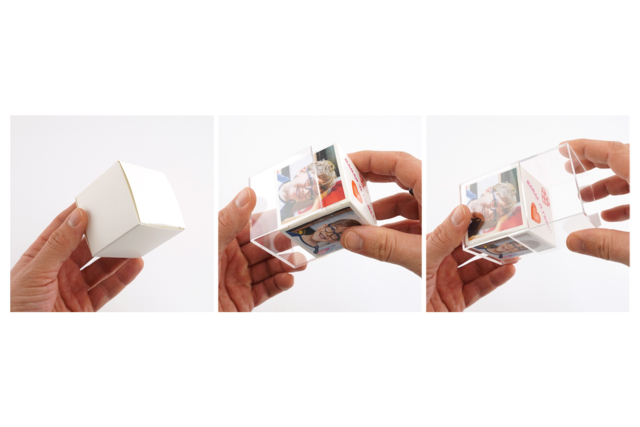 Acrylic Photo Cubes - 4 Pieces - 5 - Decorative Photo Frames - 10doigts.com - Cadres et clips photos : des supports uniques pour afficher vos souvenirs - 10doigts.fr