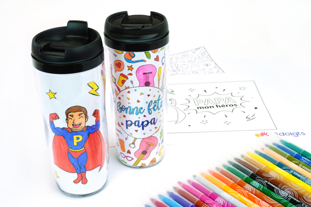 Thermal Mug with Lid - 2 - Transparent Plastic - 10doigts.com - Plastique Transparent - 10doigts.fr