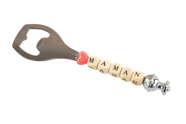 Abridor de metal personalizable mamá - Supports en Métal - 10doigts.fr