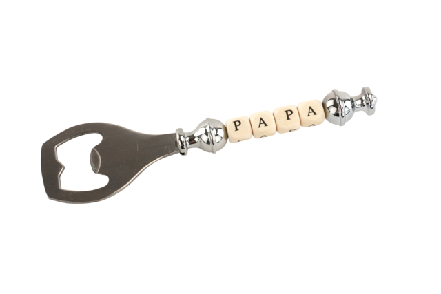 Abridor de metal personalizable papá - Supports en Métal - 10doigts.fr