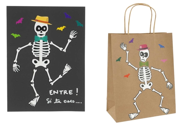 Skeleton Stickers - 3 - Halloween Stickers - 10doigts.com - Gommettes Halloween - 10doigts.fr