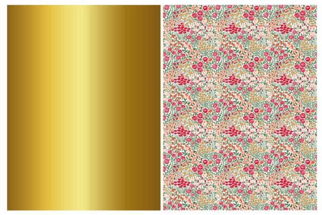 Decopatch Mix - 4 sheets "field flowers" - 3 - Decopatch Papers - 10doigts.com - Papiers Décopatch - 10doigts.fr