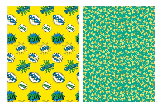 Decopatch Mix - 4 Sheets Comic Theme - 5 - Decopatch Papers - 10doigts.com - Papiers Décopatch - 10doigts.fr