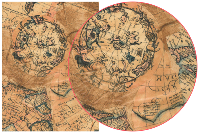 Decopatch Paper World Map - 3 Sheets No. 767 - 1 - Decoupage Papers - 10doigts.com - Papiers Vernis-collage - 10doigts.fr
