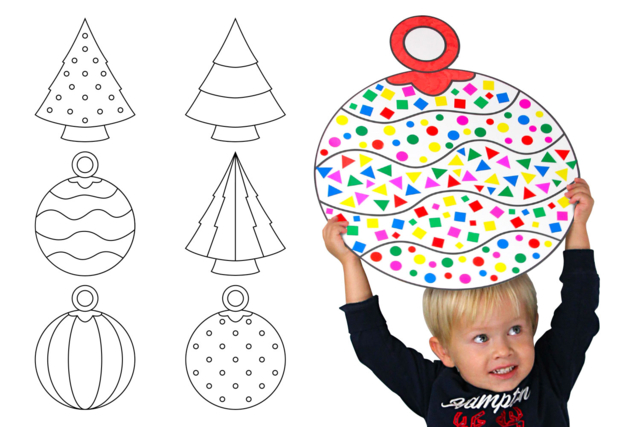 decoraciones de clase navidad - Kits créatifs de Noël pour les enfants - 10doigts.fr