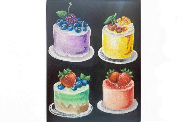 dibujo con pasteles al óleo - Pastels et fusains : l'art de la couleur et du contraste - 10doigts.fr