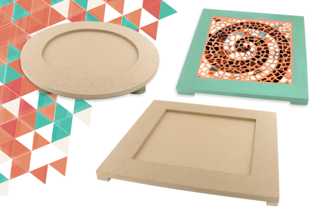 Trivet for Mosaics - 26 cm - 1 - Mosaic Supports - 10doigts.com - Supports Mosaïques - 10doigts.fr