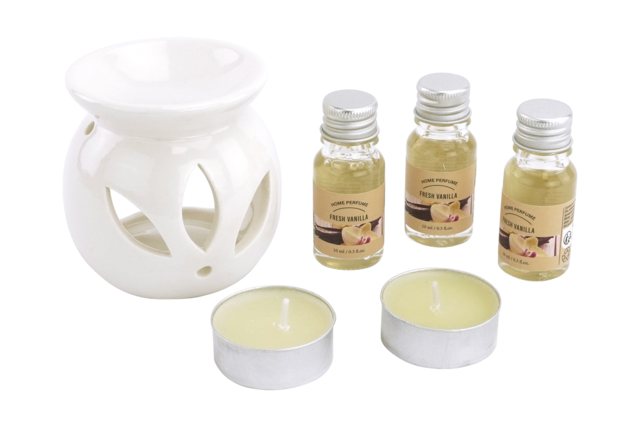 Ceramic Scent Diffuser Set - 1 - Decorative Ceramic Supports - 10doigts.com - Supports en céramique à décorer - 10doigts.fr