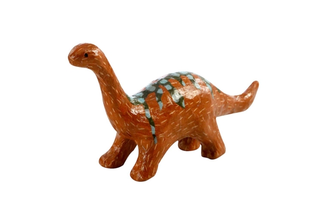 Paper Mâché Dinosaur - 2 - Cardboard Animals - 10doigts.com - Animaux en carton - 10doigts.fr