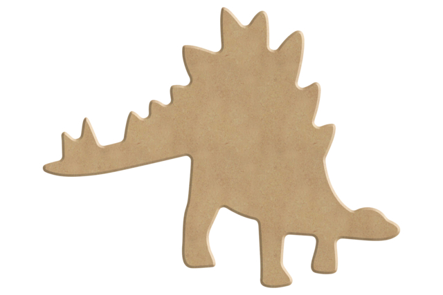 Wooden Stegosaurus to Decorate - 1 - Wooden Animals - 10doigts.com - Animaux en bois à décorer - 10doigts.fr