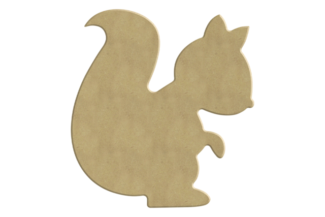 Wooden Squirrel to Decorate - 1 - Wooden Animals - 10doigts.com - Animaux en bois à décorer - 10doigts.fr
