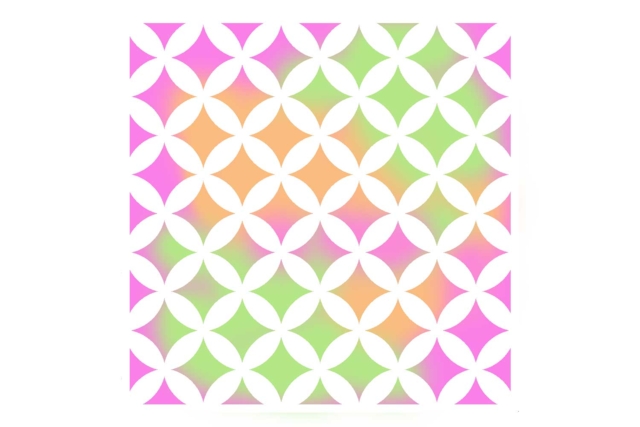 Cement Tile Stencils - 6 Stencils - 11 - Stencil Border - 10doigts.com - Pochoirs muraux : créez des frises et des décors personnalisés - 10doigts.fr