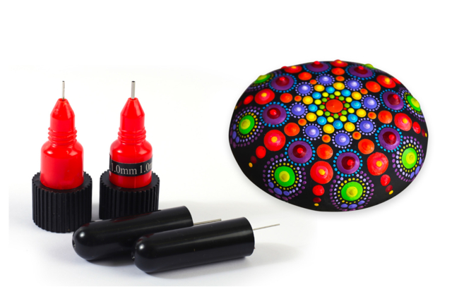 Precision Tips for Paint or Glue Pens - 2 Sizes - 9 - Painting Accessories - 10doigts.com - Accessoires de peintures - 10doigts.fr