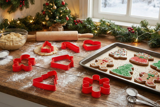 Plastic Christmas Cookie Cutters - 9 Pieces - 3 - Creative Cookie Cutters for Kids - 10doigts.com - Emporte-pièces créatifs pour enfants - 10doigts.fr