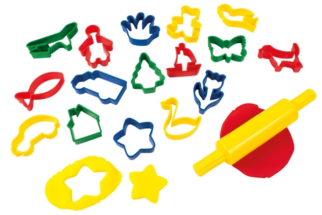 Cookie Cutters - 16 Shapes + 1 Roller - 1 - Creative Cookie Cutters for Kids - 10doigts.com - Emporte-pièces créatifs pour enfants - 10doigts.fr