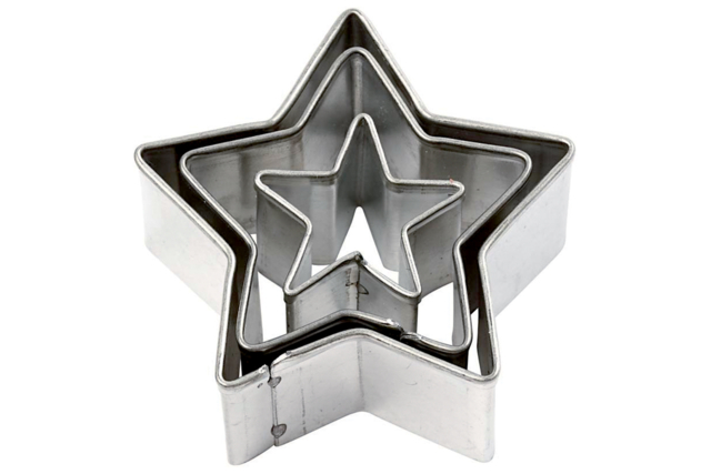 Star Cookie Cutters - 3 Pieces - 1 - Creative Cookie Cutters for Kids - 10doigts.com - Emporte-pièces créatifs pour enfants - 10doigts.fr