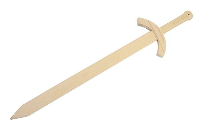 Wooden Sword - 1 - Wooden Games and Toys - 10doigts.com - Jeux et Jouets en bois à décorer - 10doigts.fr