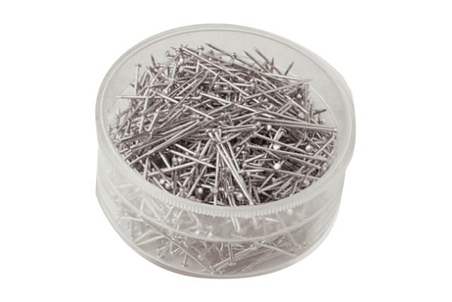 Metal Pins - approximately 600 pins - 1 - Nails and Pins - 10doigts.com - Clous et épingles - 10doigts.fr