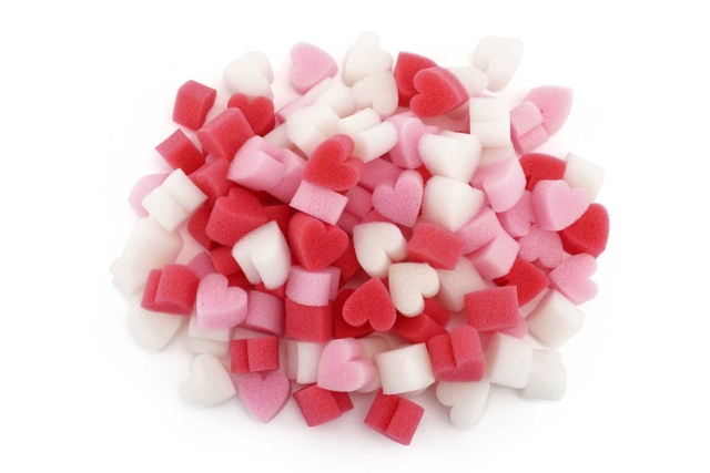 3D Foam Hearts - 100 Pieces - 4 - Heart Decorations - 10doigts.com - Décorations coeurs pour des créations pleines d'amour - 10doigts.fr