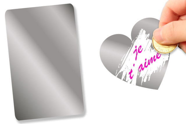 Scratch-off Sticker - 20 x 15 cm - 1 - Metallic, Glitter Paper - 10doigts.com - Papier métallisé, pailleté - 10doigts.fr