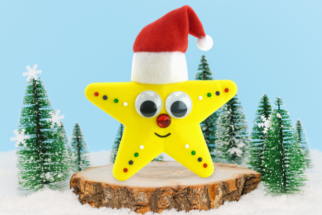 13.5 cm Styrofoam Star - 2 - Decorative Shapes - Styrofoam - 10doigts.com - Formes à décorer - Polystyrène - 10doigts.fr