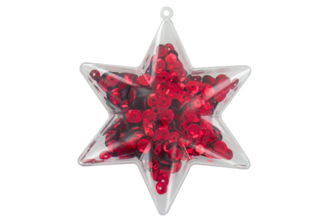 Transparent Plastic Stars - 10 Pieces - 7 - Transparent Plastic - 10doigts.com - Plastique Transparent - 10doigts.fr