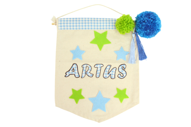 Cotton Pennant - 3 - Cotton, Linen - Textiles - 10doigts.com - Coton, lin - Textiles - 10doigts.fr