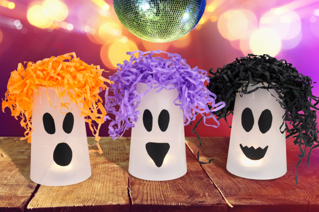 Paper Grass Frizz: Orange, Black, Purple - 2 - Halloween Creative Accessories - 10doigts.com - Accessoires créatifs Halloween - 10doigts.fr