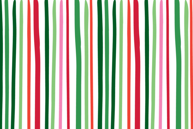hoja bandas roja verde - Papiers créatif de Noël - 10doigts.fr