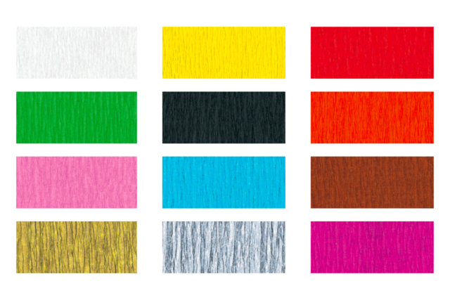 Crepe Paper, 50 cm x 2 m - in Color - 2 - Crepe Paper - 10doigts.com - Papier crépon - 10doigts.fr