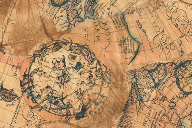 Decopatch Paper World Map - 3 Sheets No. 767 - 3 - Decoupage Papers - 10doigts.com - Papiers Vernis-collage - 10doigts.fr